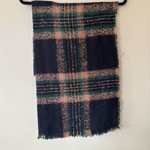 J. Jill Plaid Wool Scarf